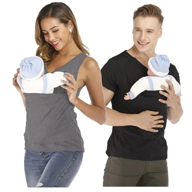 Kangaroo Safety Pocket T-Shirt Baby Support