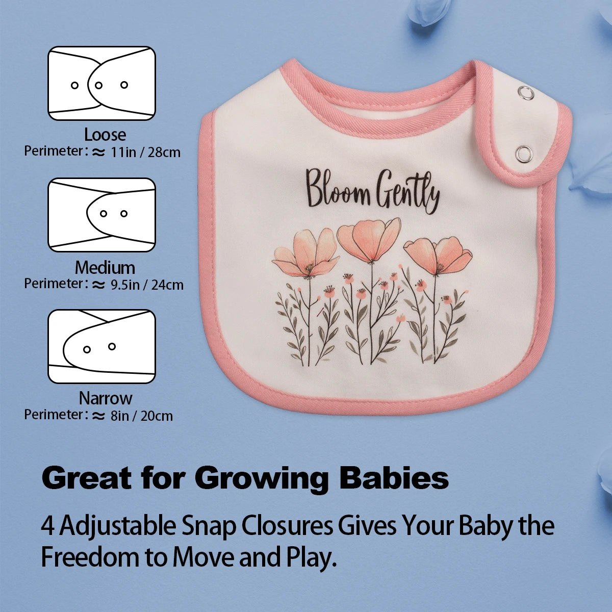 12-Pack Waterproof Baby Bibs for Boys & Girls