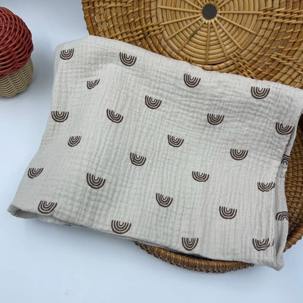 Cotton Swaddle Blanket Baby Blanket Floral