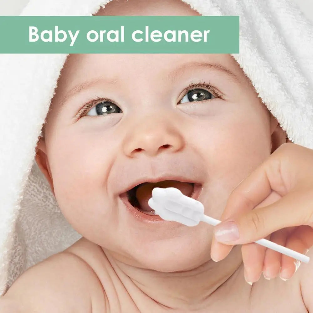 42 Pcs Portable Baby Tongue Cleaner Baby Oral Cleaning