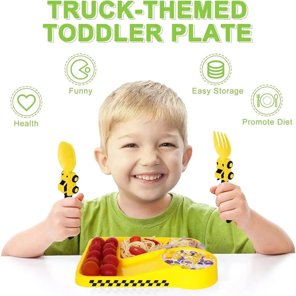Construction Toddler Plates