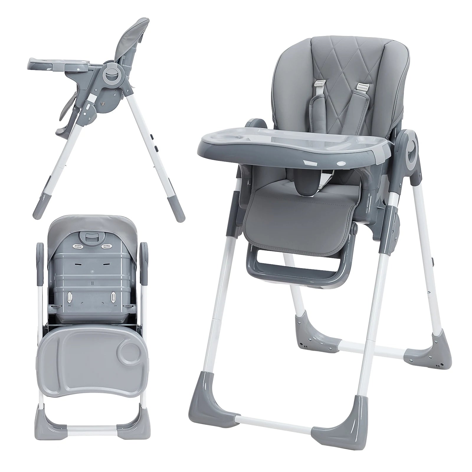 Baby High Chair, Multifunctional Infant High Chair