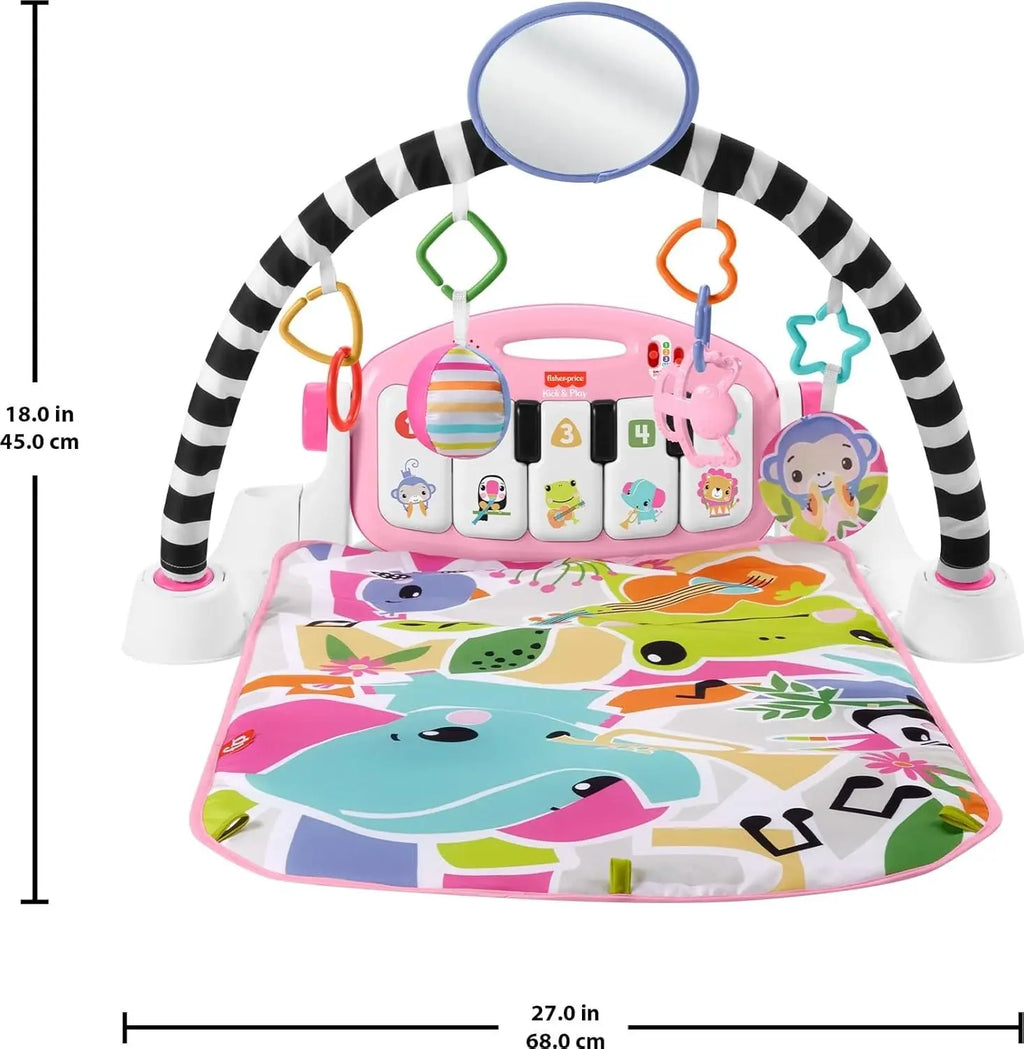 Interactive Baby Playmat with Piano Gym,