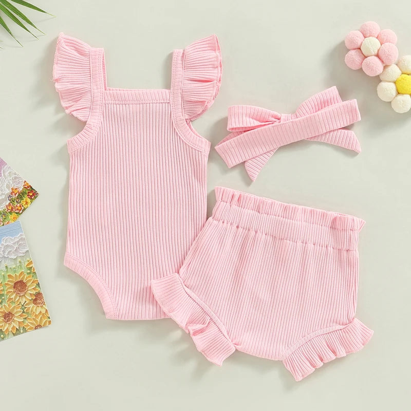 18M Toddler Girls 3Pcs Summer Clothes