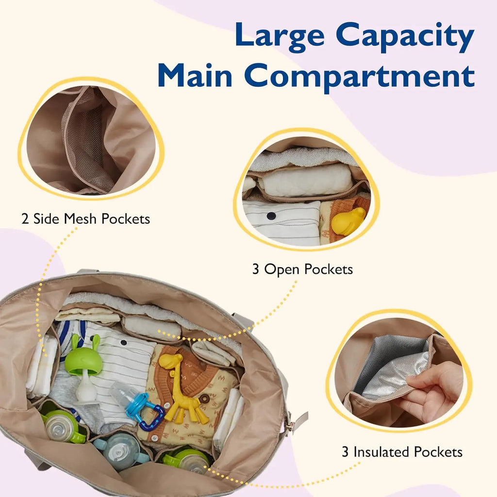 Large Capacity Travel Diaper Bag