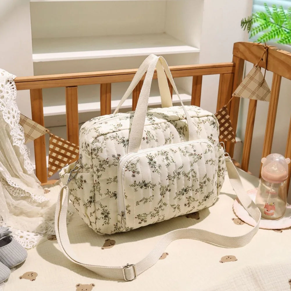 Floral Pram Diaper Bag