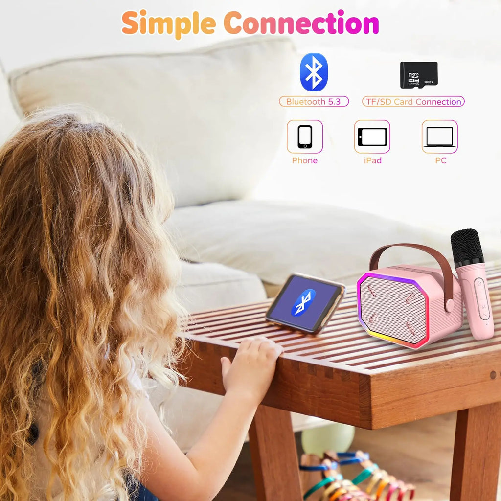 Mini Karaoke Machine for Kids