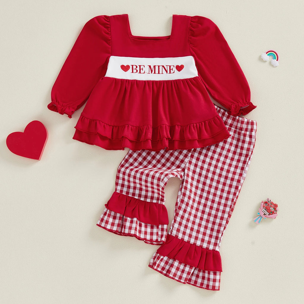 Toddler Girl Valentine’s Day Clothing Set