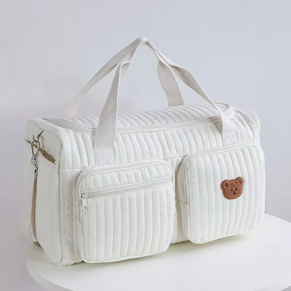 Quilted Baby Diaper Bag Travel Bag