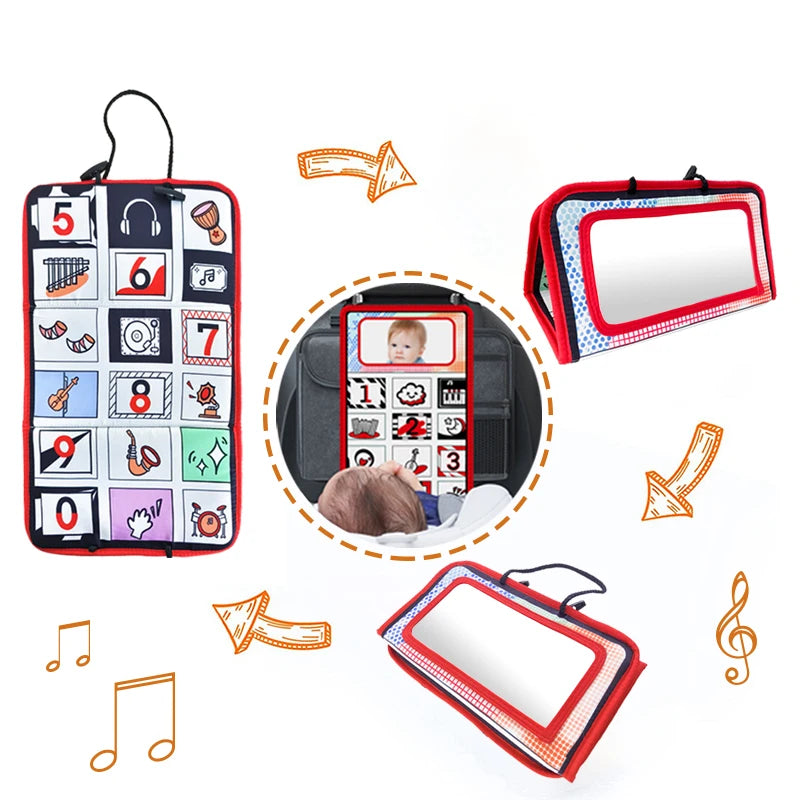 Colorful Newborn Mirror Toy