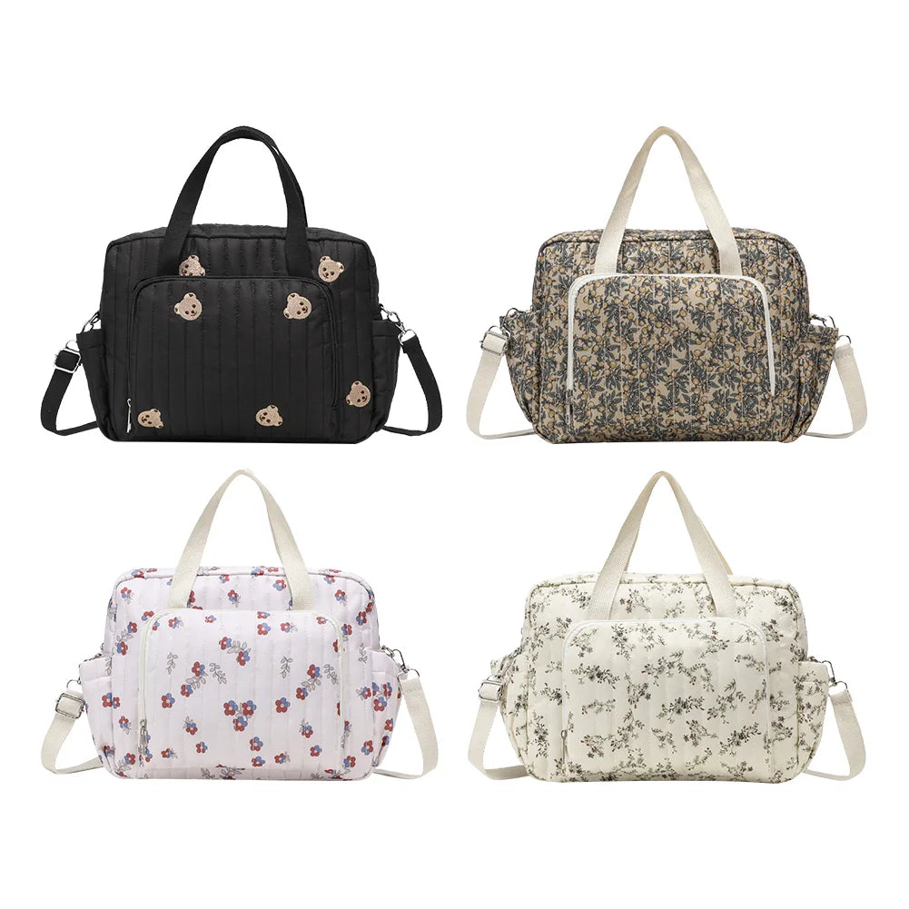 Floral Pram Diaper Bag