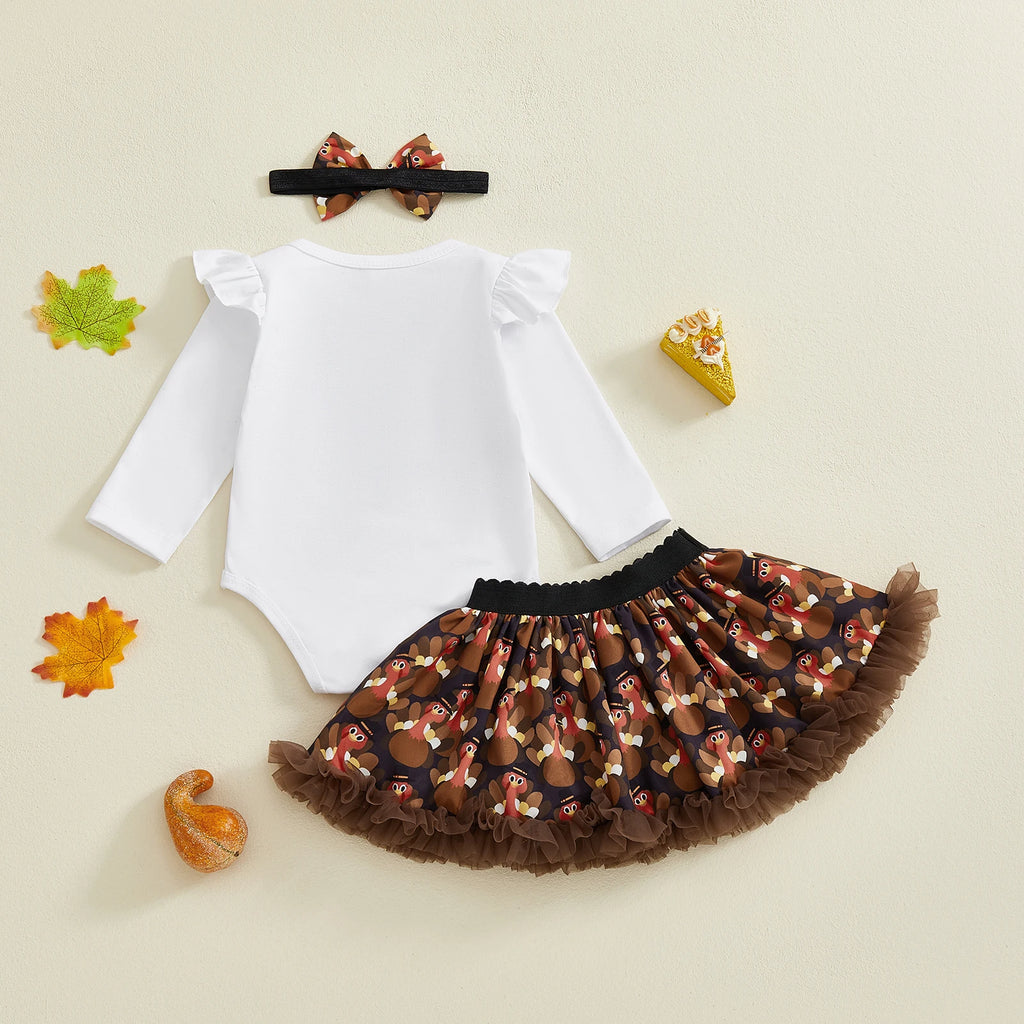 Lioraitiin Baby Girl Thanksgiving Outfit