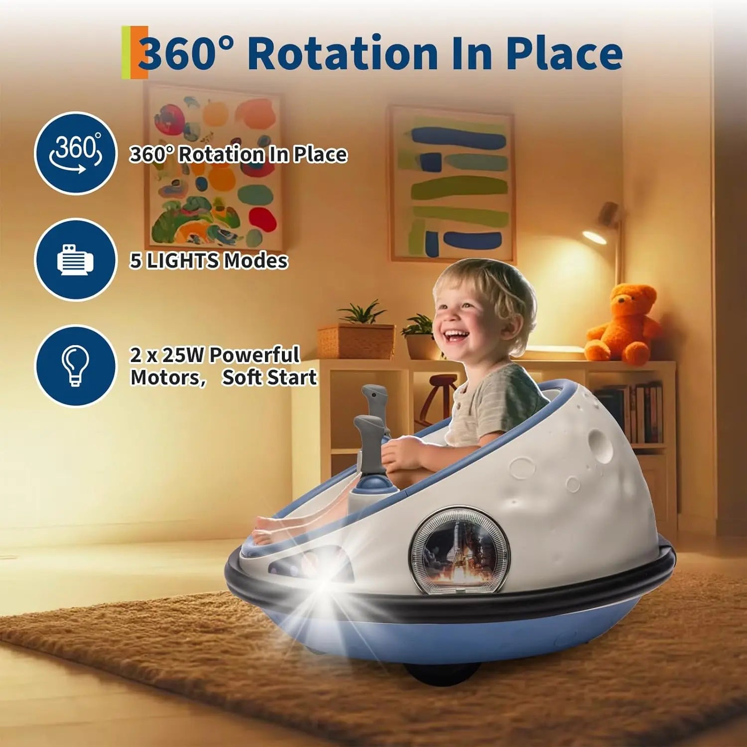 Ride on Electric Bumper Car for Kids Toddlers
