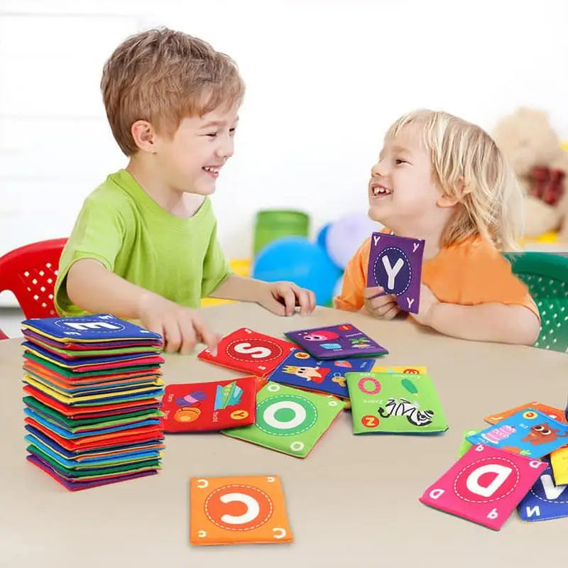 Toddler Soft Books Alphabet Number Bath Cloth Books