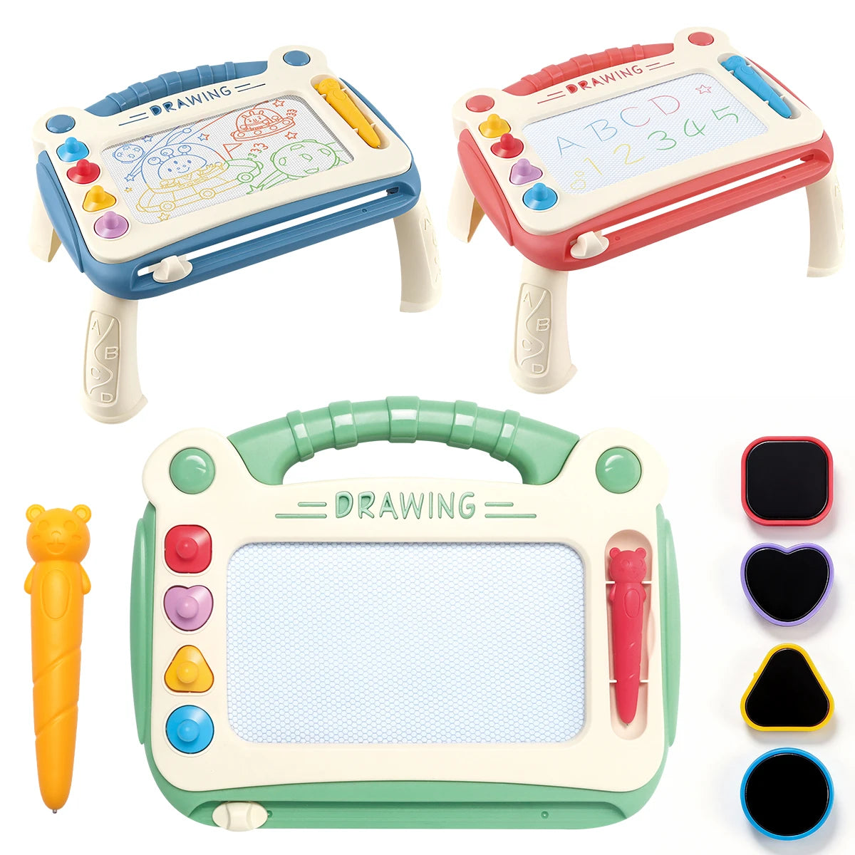 Kids Magnetic Drawing Board with Stand