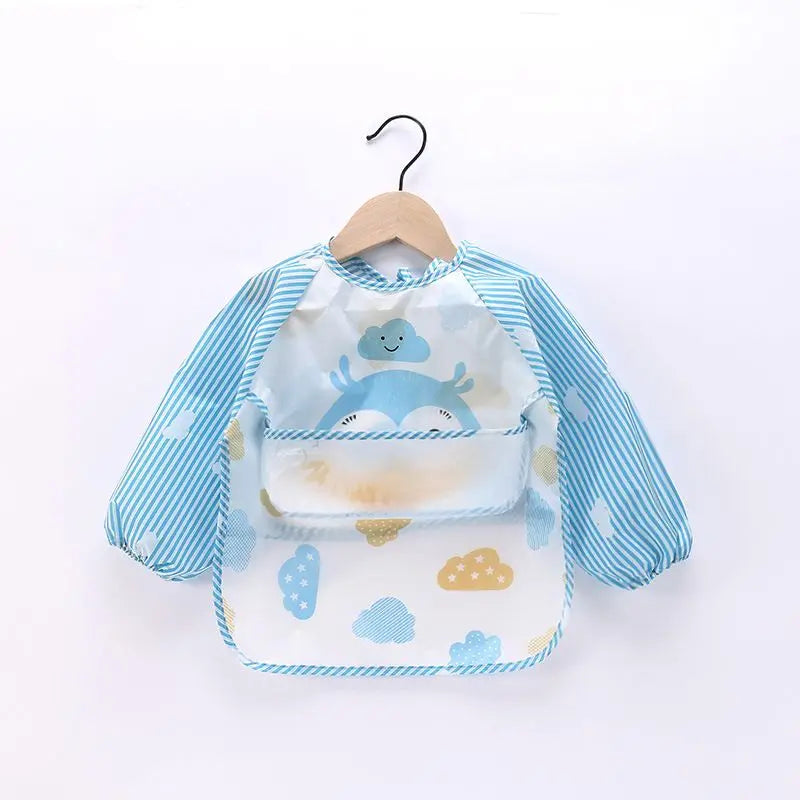 Waterproof EVA Full Sleeve Baby Bibs