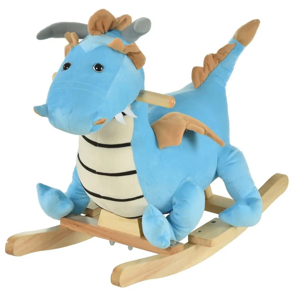 Wooden Dinosaur Rocking Horse