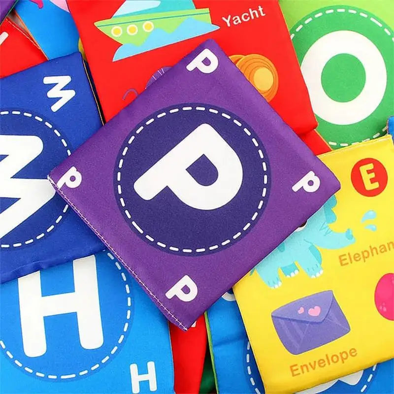 Toddler Soft Books Alphabet Number Bath Cloth Books