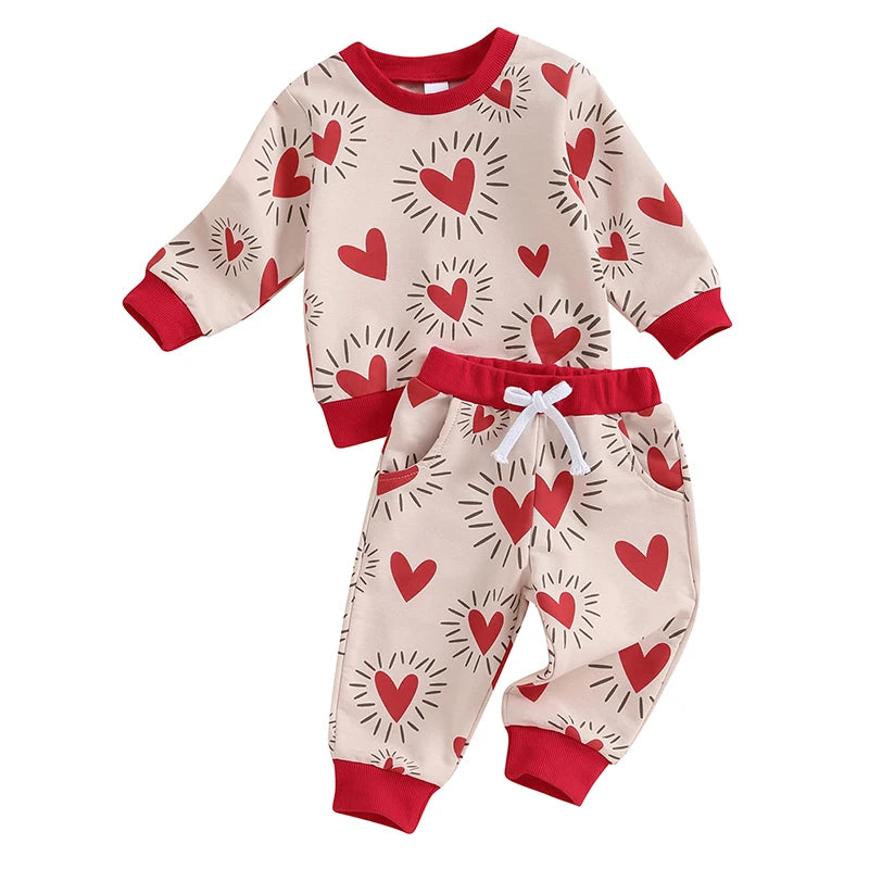 0-3Y Toddler Baby Boy Girl Valentine’s Day Outfit
