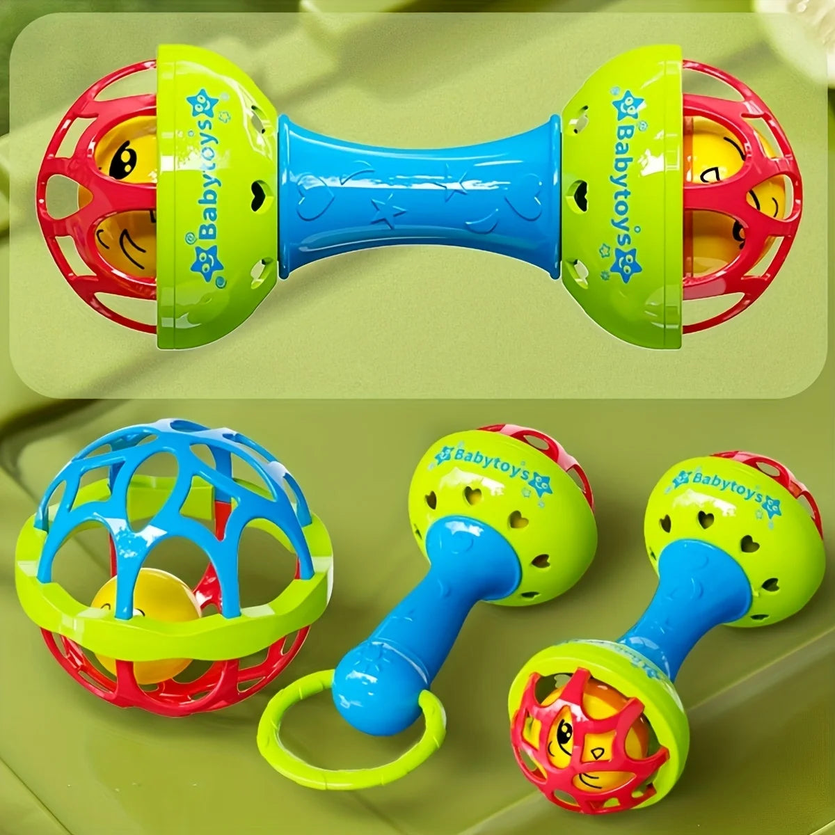 3PCS/Set Hand Cranked Toy, Suitable For Babies