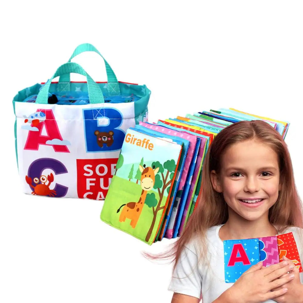 Alphabet Flash Cards Soft Early Childhood Enlightenment Book