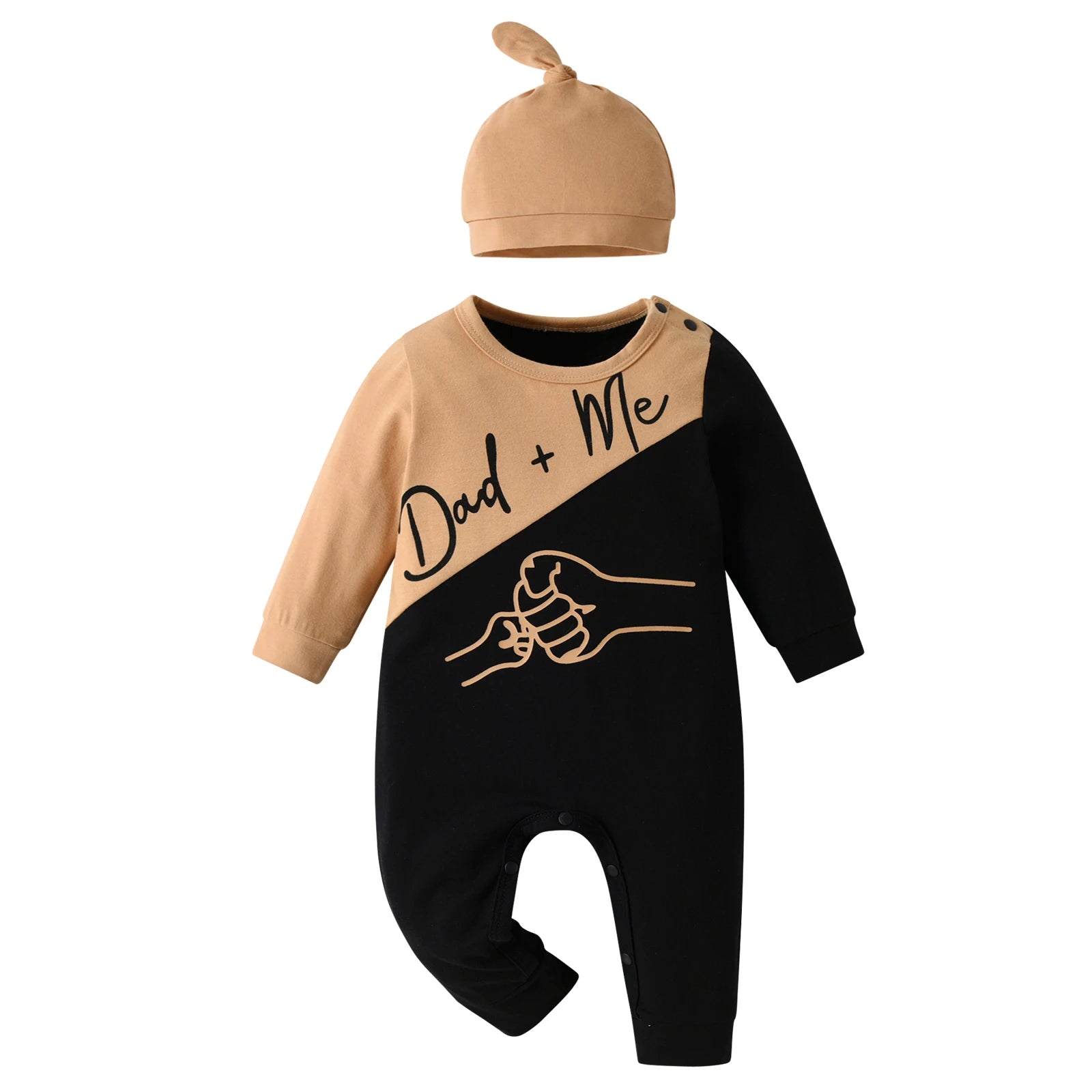Newborn Infant Baby Boy Romper "Dad + Me"
