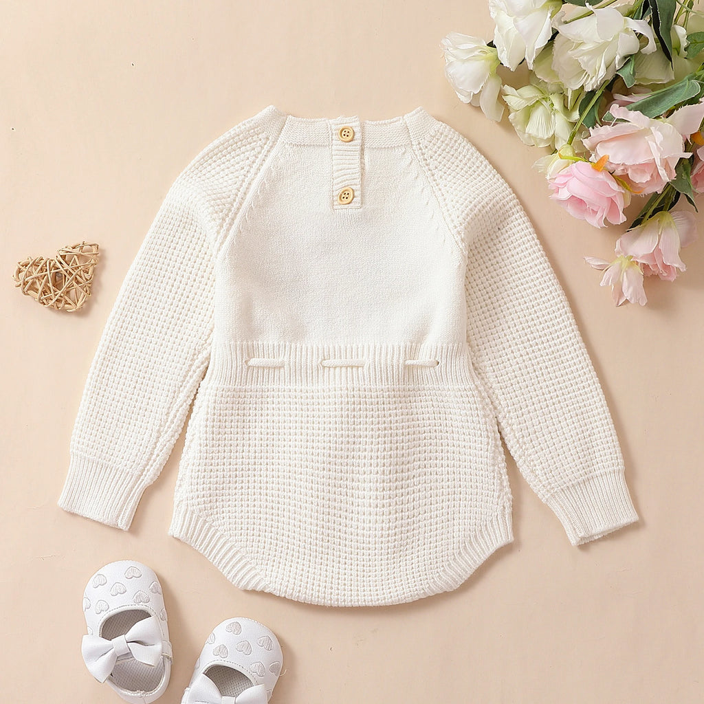 Infant Baby Girl Knit Jumpsuit