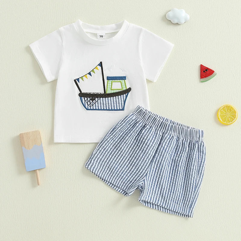 Baby Boy Shorts Set