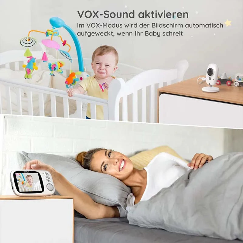 Digital LCD Screen Wireless Baby Monitor with Camera