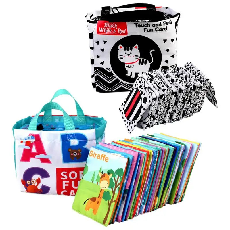 Soft Alphabet Cards Soft Recognition Card Book Set Cloth Early Childhood