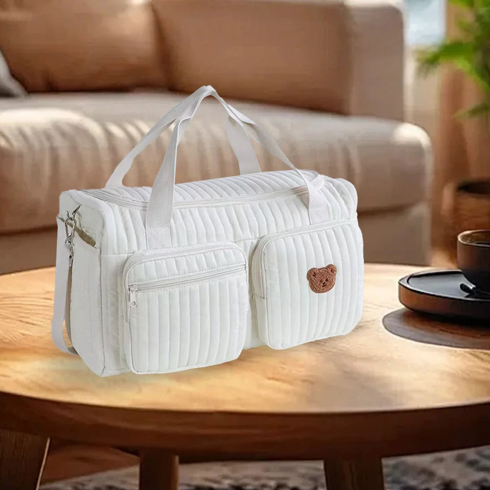 Quilted Baby Diaper Bag Travel Bag