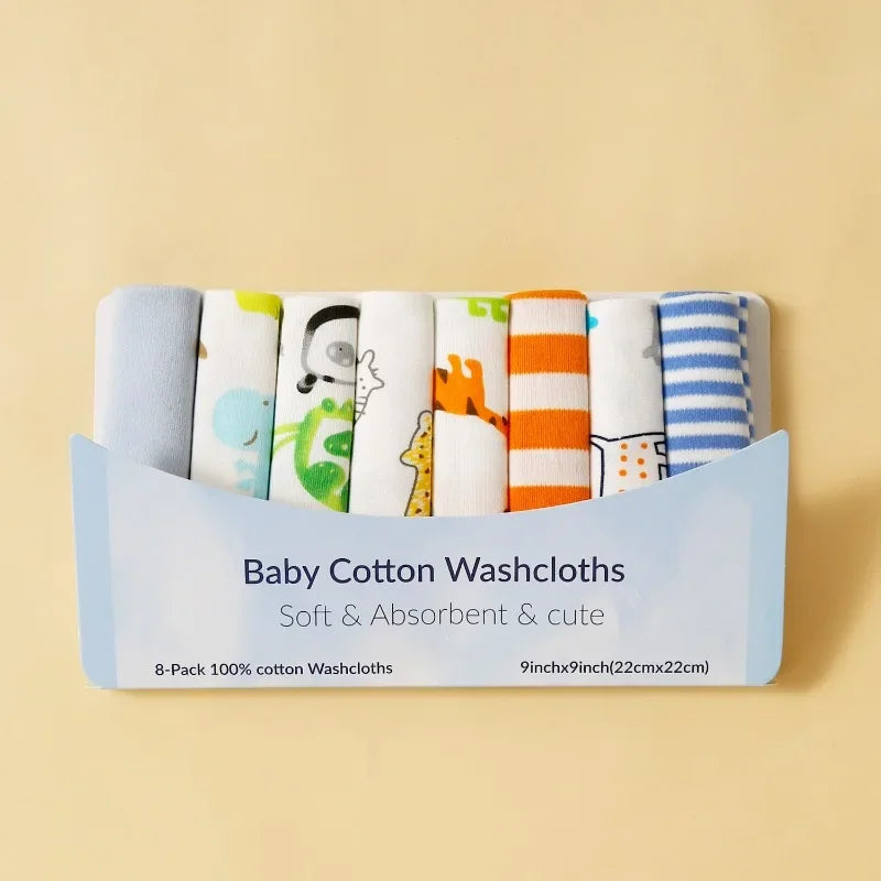 Cotton Newborn Baby Towels Set