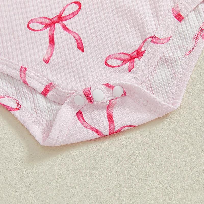 Adorable Toddler Girl Floral Print Sleeveless Romper