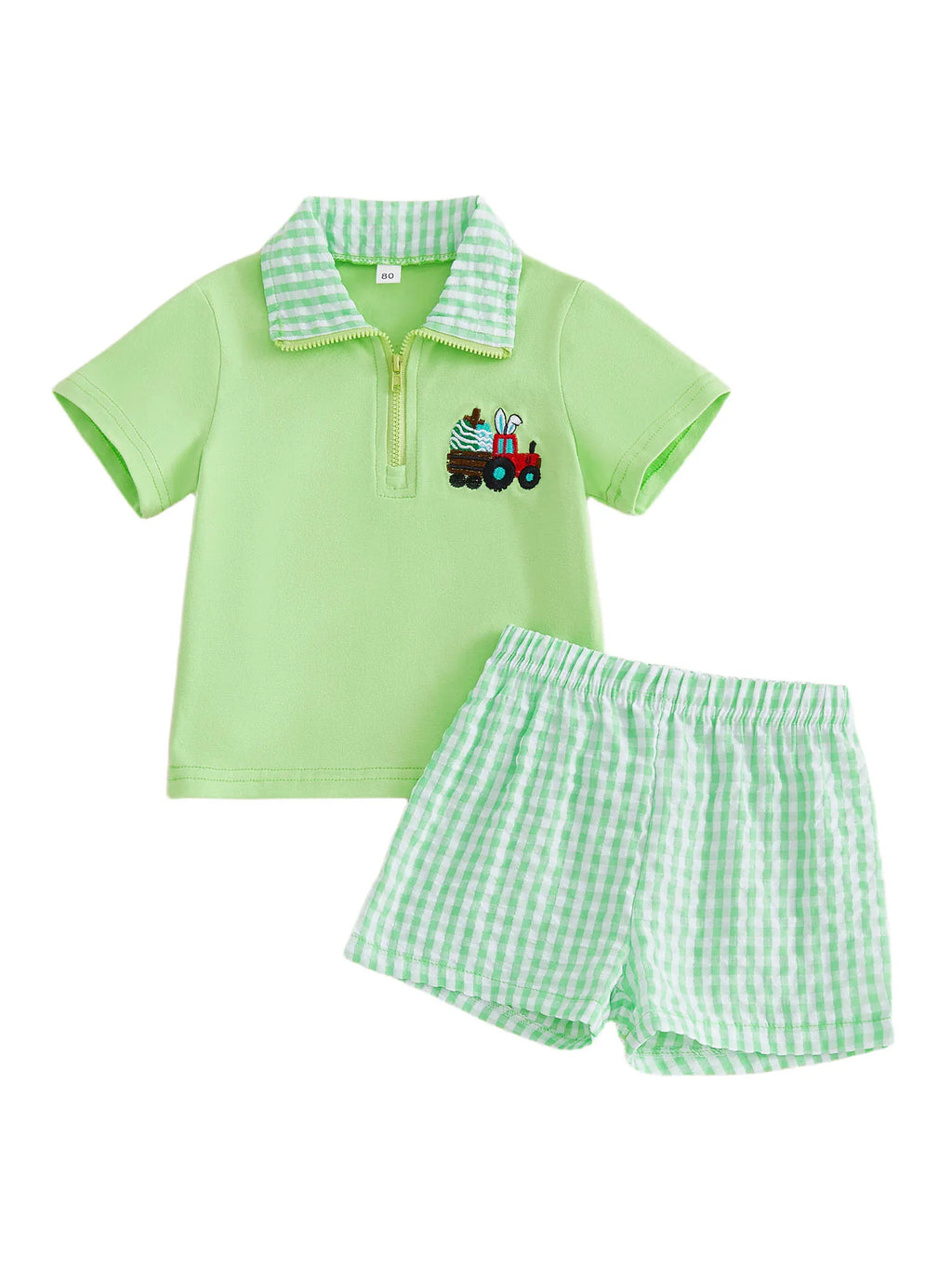 Baby Boy Easter Outfit Embroidered