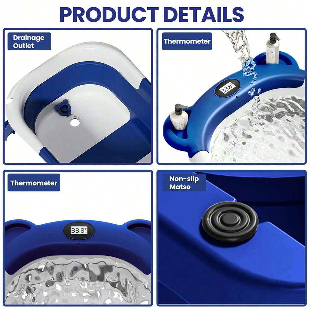 The children's bathtub is equipped with a bath pad