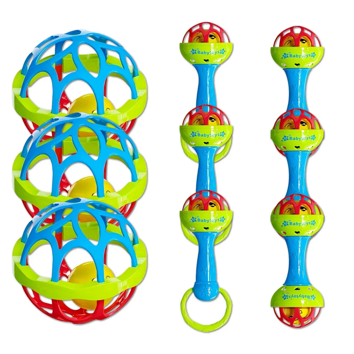 3PCS/Set Hand Cranked Toy, Suitable For Babies