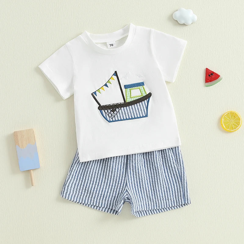 Baby Boy Shorts Set