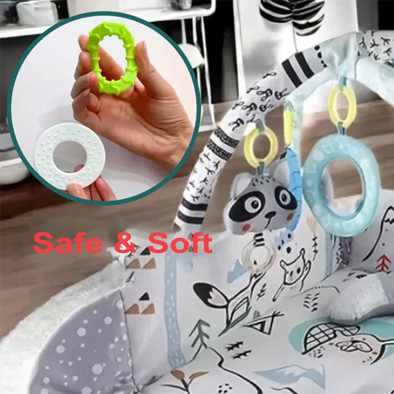 4in1 Baby Play Mat Thick Newborn Kids Activity Gym