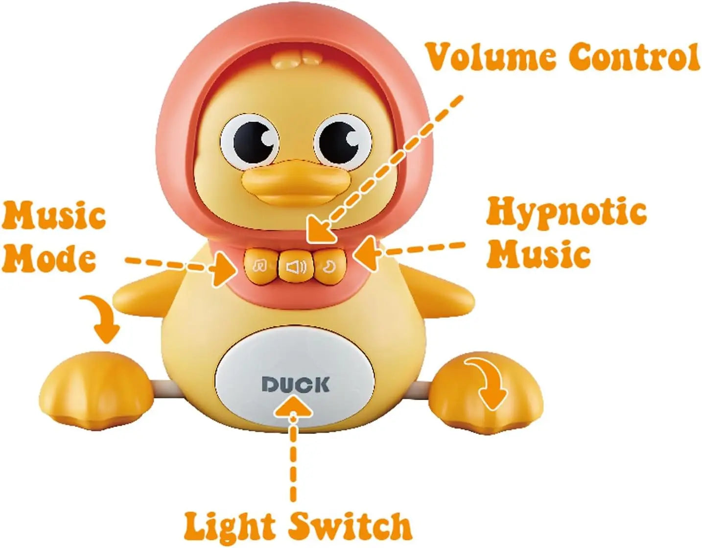 Baby Crawling Toys, Musical Ducks Toddler Toys