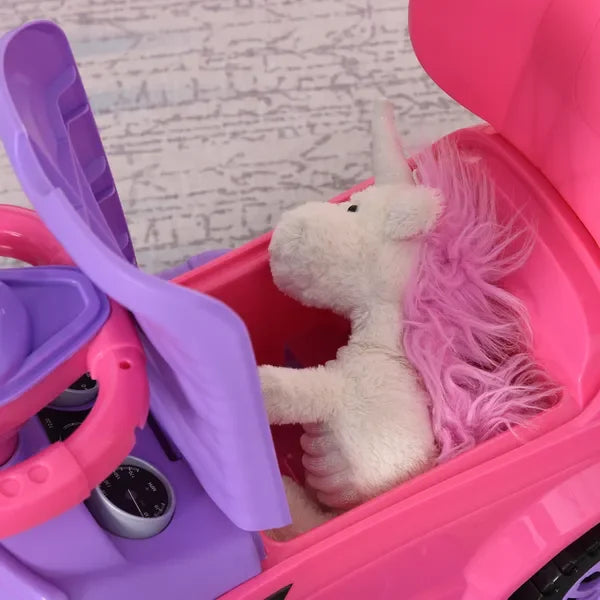 3-in-1 Push Car for Toddlers, Ride-on Stroller