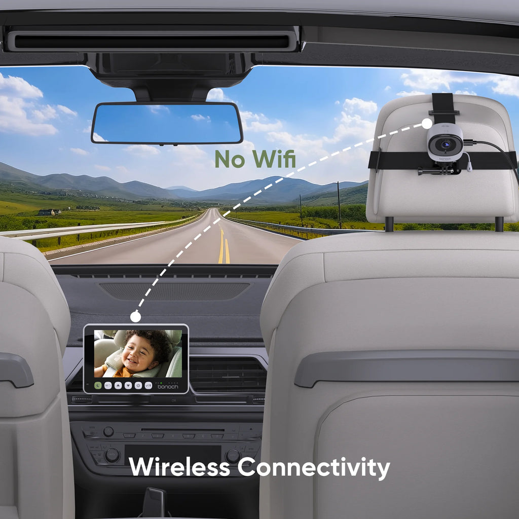 2-in-1 Car Home Dual-Use Baby Monitor