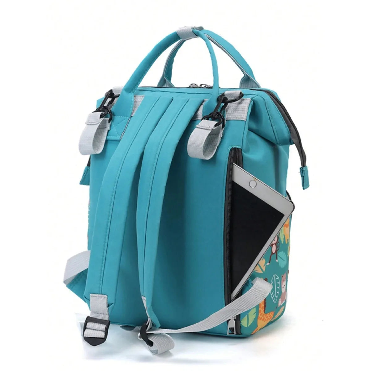Multifunctional Diaper Bag Backpack , Unisex Waterproof Diaper Bag
