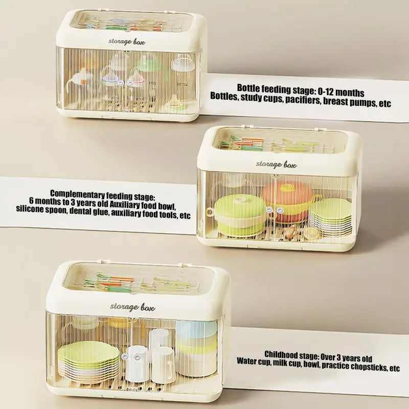 Baby Bottle Storage Large Container Holder