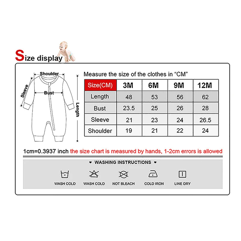3 Pcs/lot Autumn Winter Solid Zipper Baby jumpers