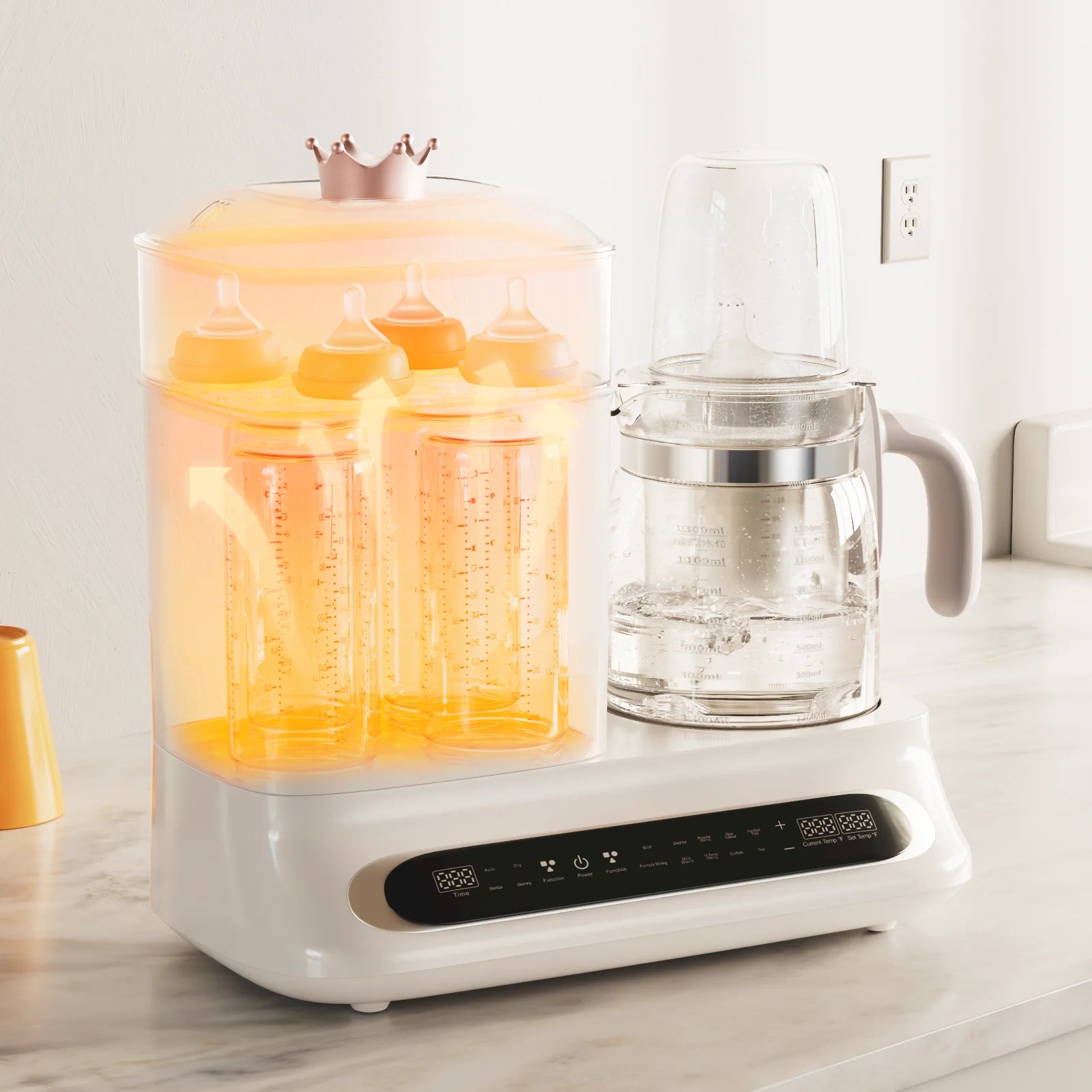 Baby Bottle Warmer & Steamer, 44oz