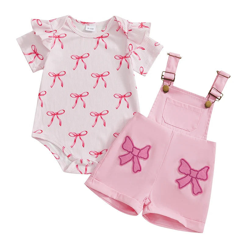 Adorable Toddler Girl Floral Print Sleeveless Romper