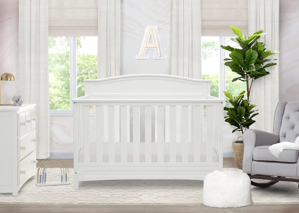 4-in-1 Convertible Baby Crib with Greenguard