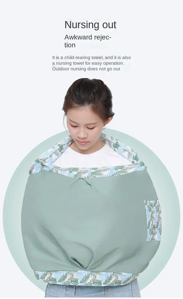 Baby Wrap Newborn Sling Dual Use Infant Nursing Cover Carrier