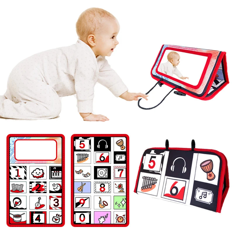 Colorful Newborn Mirror Toy