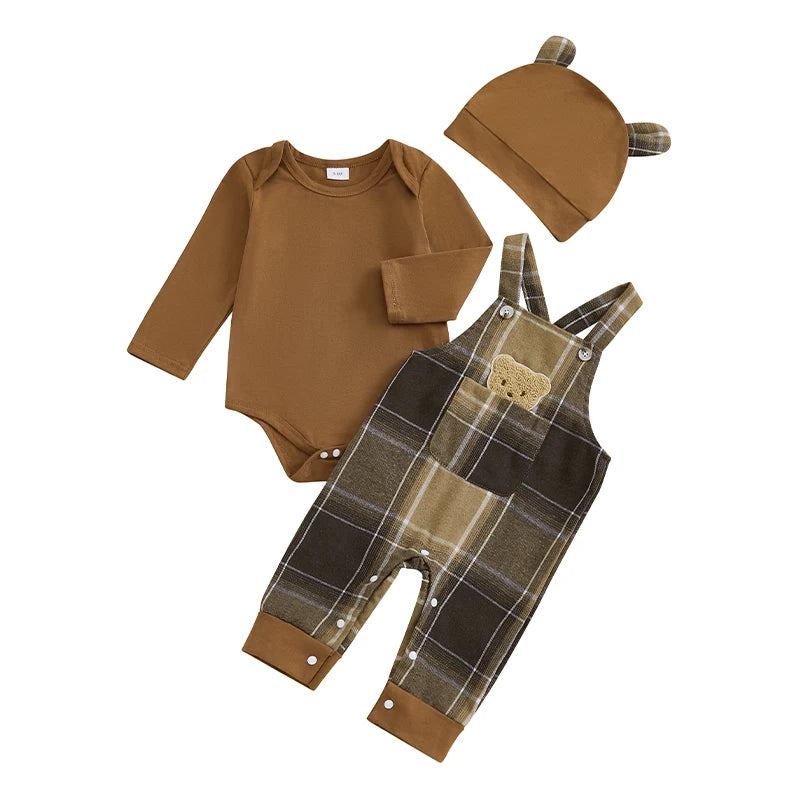 Infant Baby Boys 3PCS Outfit Sets